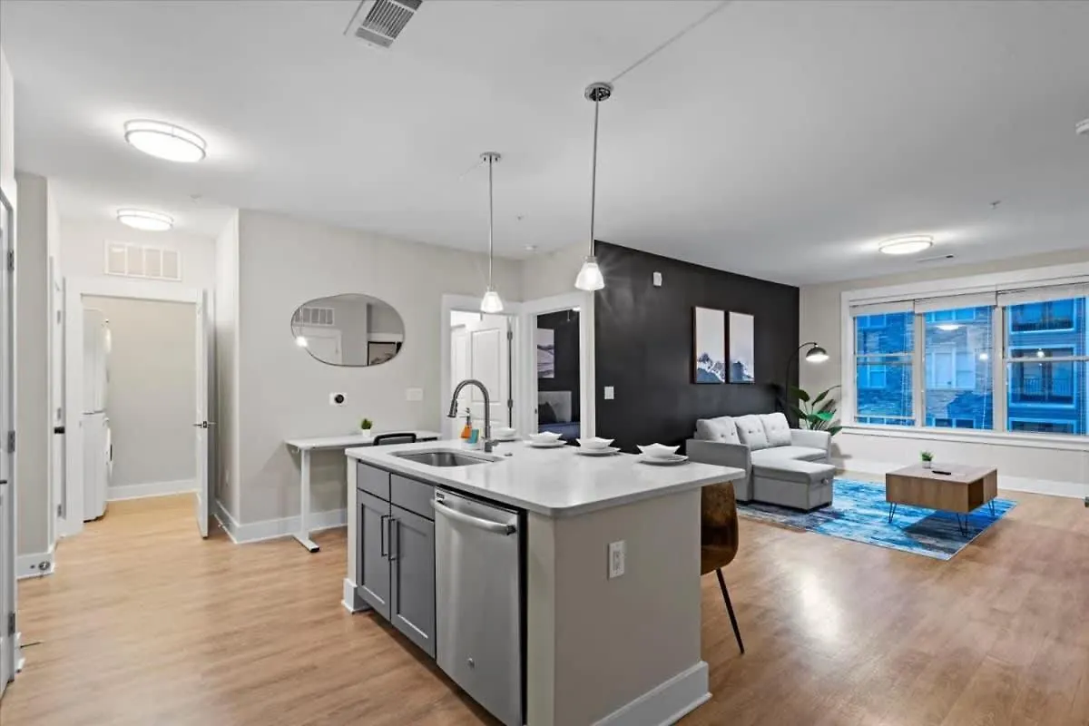 Upscale King 3Br Suite Mins To Uptown 夏洛特 0*,  美国